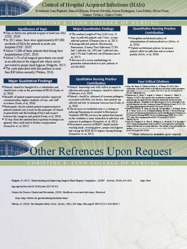 Infection Control Poster | PDF | Hospital Acquired Infection ...