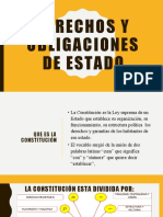 Unidad 1 Tema 3 Constitución Del Ecuador Derechos y Obligaciones Del Estado