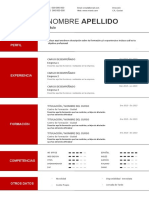 Plantilla Curriculum Vitae 11