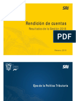 Rendición de Cuentas SRI 2018 - Web