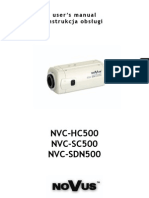 Novus NVC-HC500 SC500 SDN500 ENG