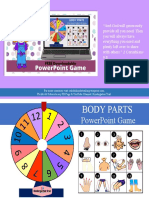 Body Parts PowerPoint Game Free Downloadable