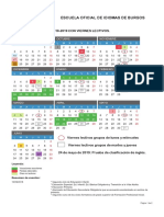 Calendario EOI