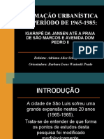 Transformações urbanísticas em São Luís de 1965 a 1985