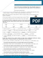 First Conditional Advice Worksheet Páginas 3 4