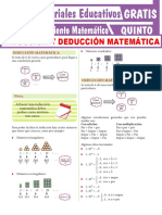 Inducción y Deducción Matemática para Quinto Grado de Secundaria