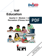Physical Education: Quarter 2 - Module 1 Active Recreation (Fitness Activities)