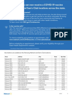 Missouri Sam's Club and Walmart Vaccination Locations