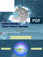 Sekilas Tentang Sistem Hukum Indonesia: Jon Heri, S.H.I., MH / Dosen HTN Fak. Syariah UIN Raden Fatah Palembang 2012