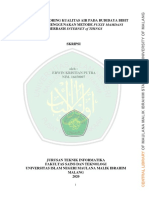 Sistem Monitoring Kualitas Air Pada Budidaya Ikan Hias Menggunakan Metode Fuzzy Dengan IOT