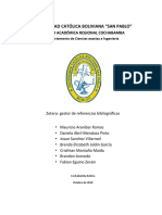 Informe ZOTERO