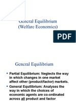 General Equilibrium (Welfare Economics)