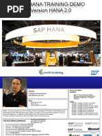 Sap Hana 2.0 Demo