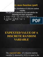 Lesson 2. Probability Mass Function and Expected Value