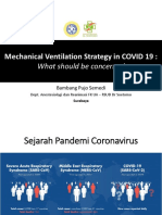 Mechanical Ventilation Strategy in COVID 19