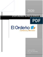 Resúmen Ejecutivo El Ordeño