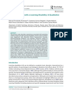 Parenting A Child With A Learning Disability: A Qualitative Approach