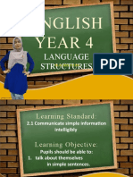 BI Y4 Revision Language Structure