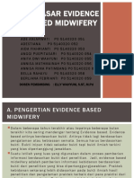Konsep Dasar Evidence Based Midwifery