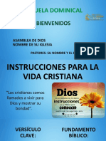 INSTRUCCIONES PARA LA VIDA CRISTIANA Normal