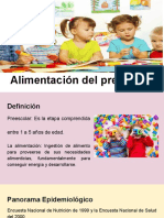 Alimentación - Del Preescolar