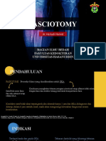 Fasciotomy Procedure (Dr. Heriadi Hamid)