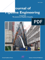 Journal of Pipeline Engineering: Sample Copy Not For Distribution