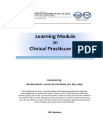 Learning Module in Clinical Practicum 105: Compiled By: Rayna Grace Talactac-Colonia, RN, RM, Man