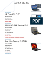 Asus Zenbook 13.3" Ultra-Slim: Price: Cad.920.10