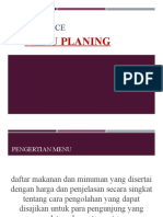 Menu Planing