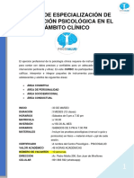 CURSO DE PRUEBAS PSICOLOGICAS DEL AMBITO CLINICO - PSICOSALUD