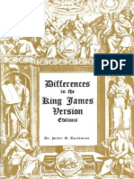 Differences in the King James Version Editions- Dr. Peter S. Ruckman