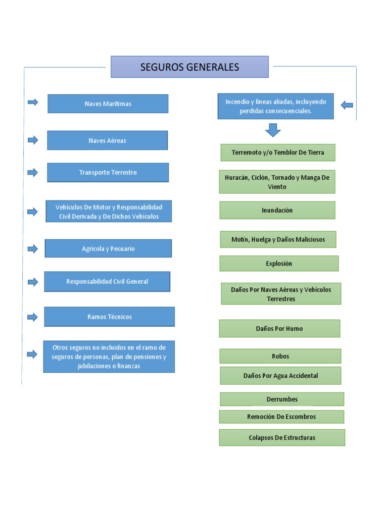 Mapa Conceptual de Seguros PDF
