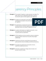 Transparency Principles