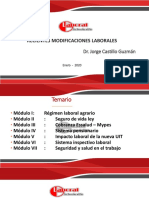 Recientes Modificaciones Laborales