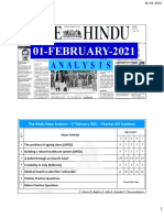 01-FEBRUARY-2021: The Hindu News Analysis - 1 February 2021 - Shankar IAS Academy