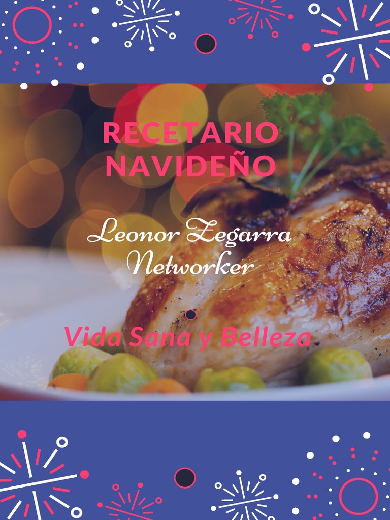 Recetas Navideñas Saludables y Deliciosas | PDF | Cocinando | Cocina ...