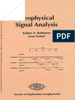 Geophysical Signal Analysis