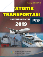 Statistik Transportasi Provinsi Jawa Timur 2019