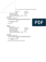 Cooling Tower Calculation