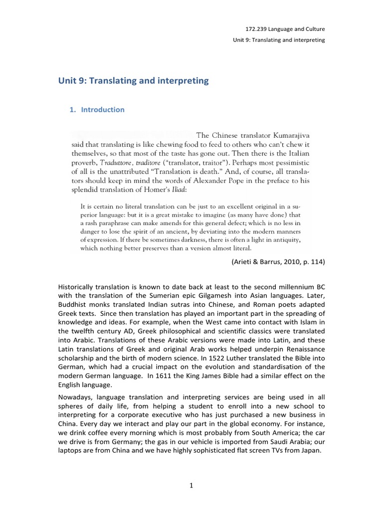 Translation vs. Interpretation Explained | PDF | Translations ...