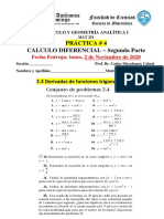 Tarea # 4 - Cálculo Diferencial - Segunda Parte