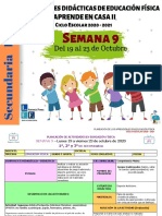 1°, 2° y 3° Secundaria en EF Semana 9 - LEF Antonio Preza