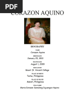 Corazon Aquino: Biography