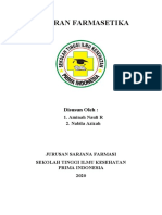 Tugas - Jurnal - Farmasetika - Kelompok - 4 Stikes Prima Indonesia