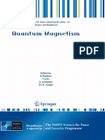 (NATO Science For Peace and Security Series B - Physics and Biophysics) Bernard Barbara, Yosef Imry, G. Sawatzky, P. C. E. Stamp - Quantum Magnetism (2008, Springer)