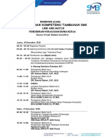 Rundown PELATIHAN KOMPETENSI TAMBAHAN LINK AND MATCH SERTIFIKASI