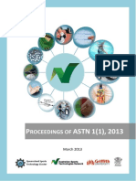 Proceedings of The ASTN 1 (1) 2013