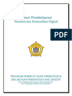 SIMULASI DAN KOMUNIKASI DIGITAL