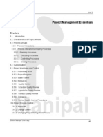 Unit 3 Project Management Essentials: Structure